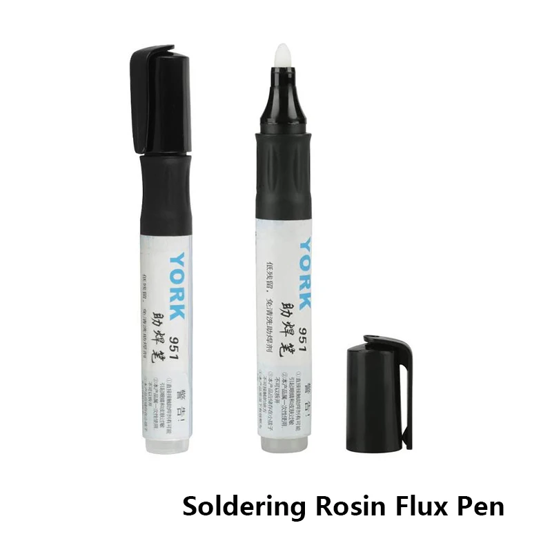 

1Pcs 951 10ml Soldering Rosin Flux Pen Low-Solid No-Clean Solar Cell Panel Welding Rosin Pen For SMT SMD PCB Reworking Repairing