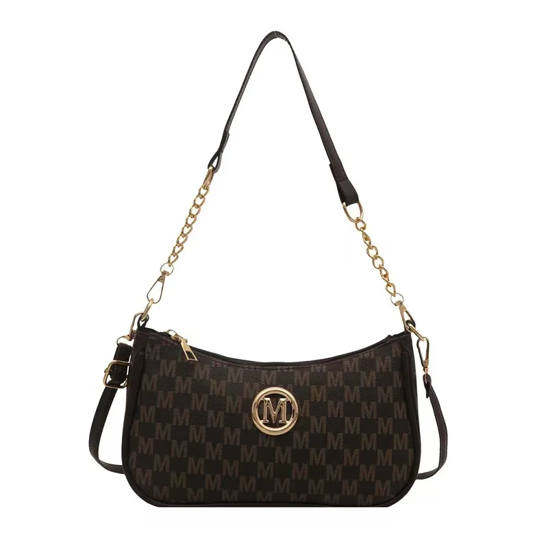 Handtasche im Vintage-Stil, Umhängetasche, verstellbarer Riemen, Damen-Messenger-Umhängetasche, elegantes Accessoire, Einkaufstasche, Geldbörse, schick – Detail 4