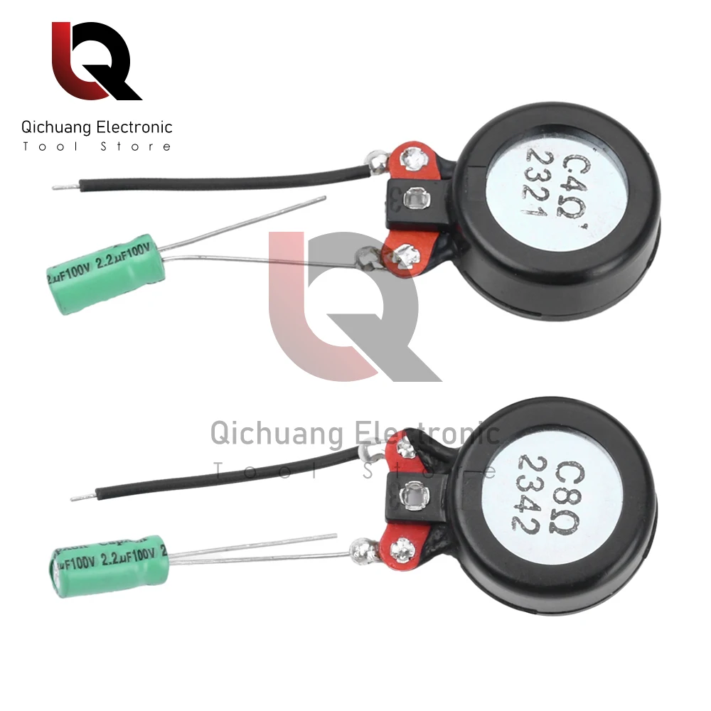 2Pcs 22mm Large Magnetic Type 8 Ohms/4 Ohms 10W Internal Magnetic Tweeter With Wire Speaker Intelligent Audio Speaker