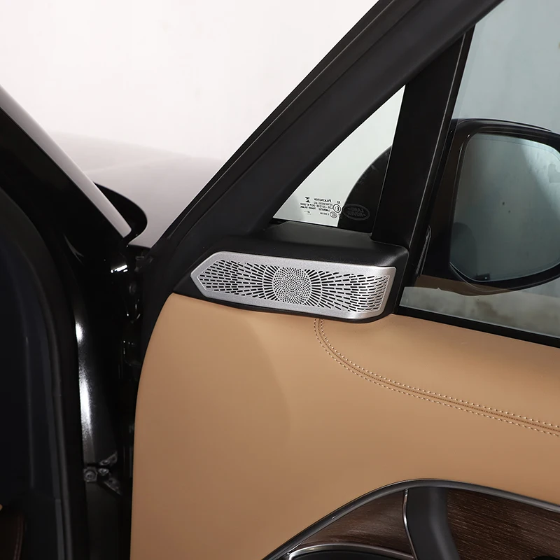Stainless Steel A-Pillar Speaker Grill Cover Trim For Land Rover Range Rover Vogue L460 / Range Rover Sport L461 2023-2026 3