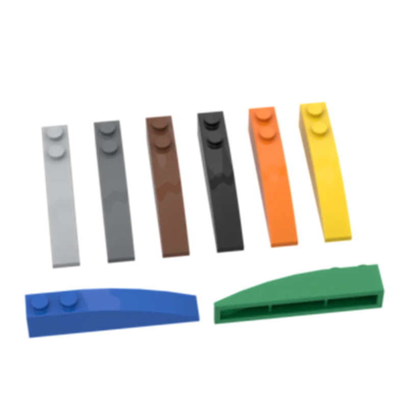 42022 41762 Curved 6 x 1 Slope Bricks Collections Bulk Modular GBC Toys For Technical MOC DIY Building Blocks Compatible