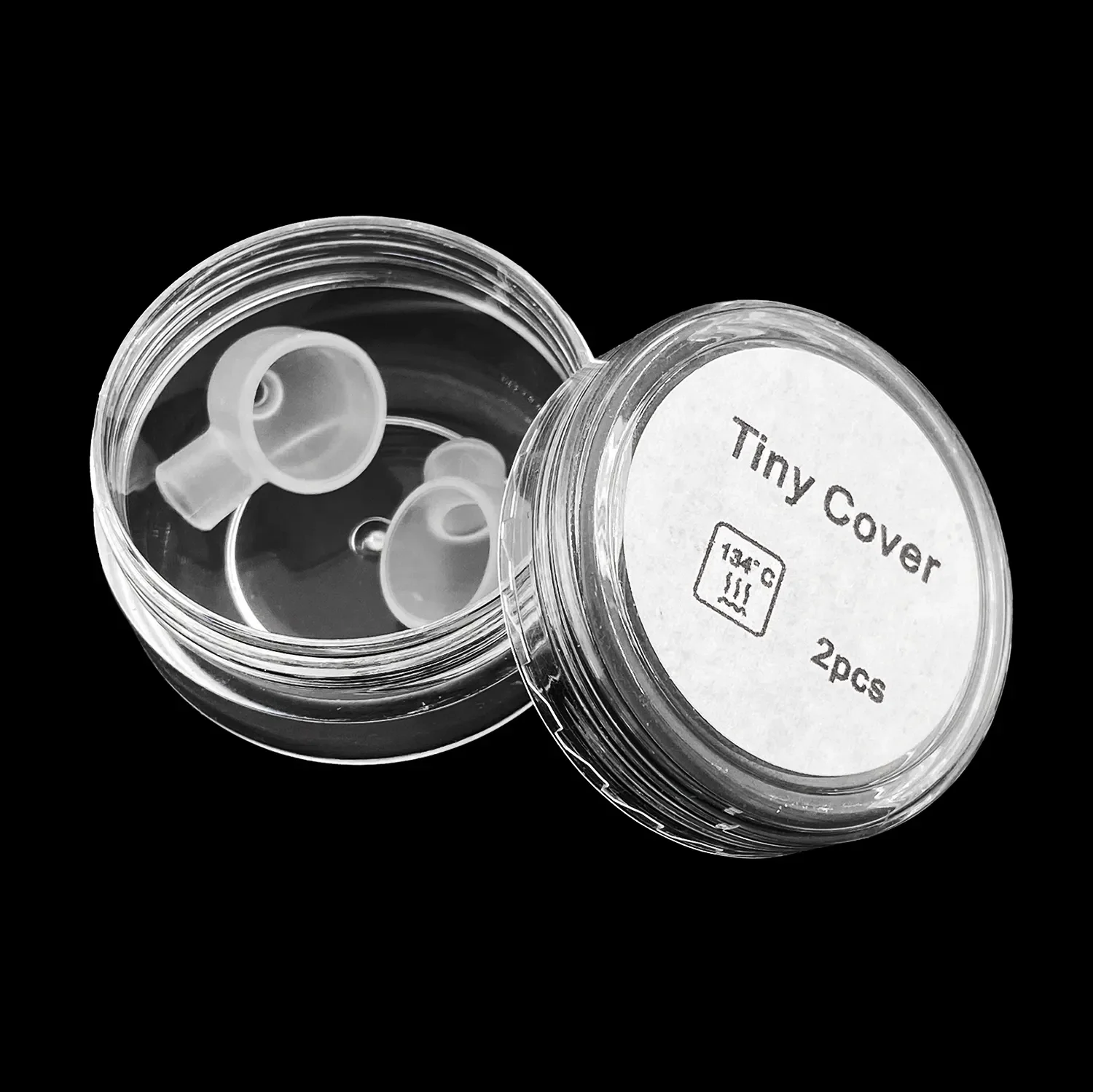 2Pcs Dental Tiny Cover Sandblasting Polisher Sandblaster Powder Dust Proof Cap 134℃ Autoclave Dentistry Tools Dentist Supplies