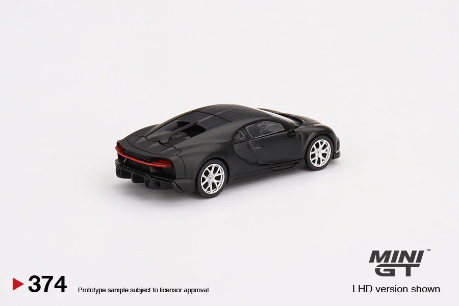 MINI GT 1:64 Bugatti Chiron Super Sport 300 Matte Black LHD  Model Car