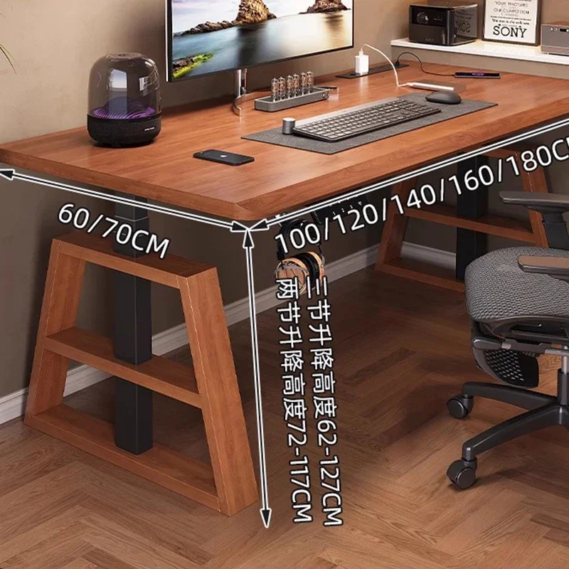 

Прикроватный столик для ноутбука, поднос Mesas Gaming Desk in L Vasagle Burós for Recameras, мини-прикроватная тумбочка De Lit, двойной монитор, подставка, машина