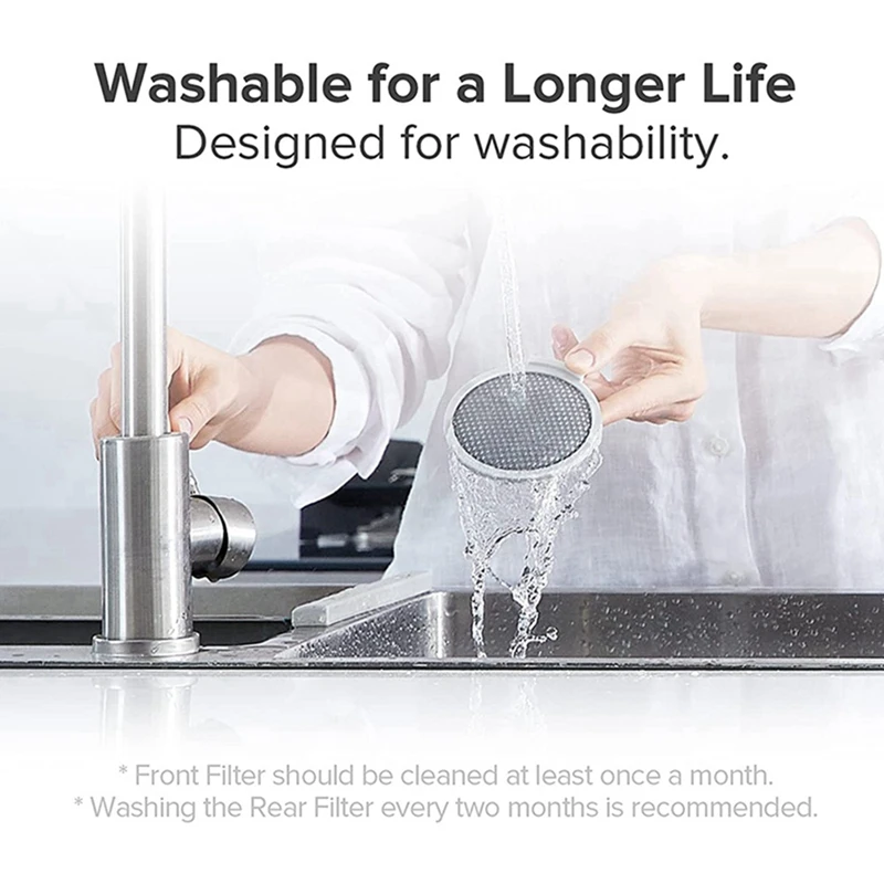 Accesorios de repuesto de filtro HEPA para aspiradora robótica Roborock H7, reemplazo de filtro frontal