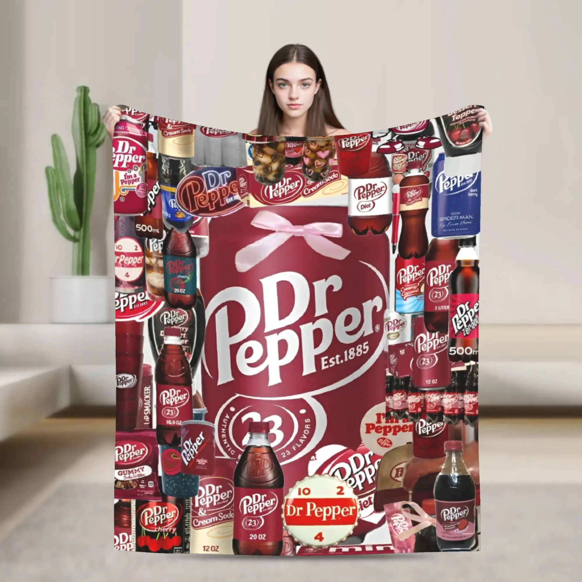 بطانيات دكتور بيبر من الصوف المبتكرة الدافئة لتزيين المنسوجات