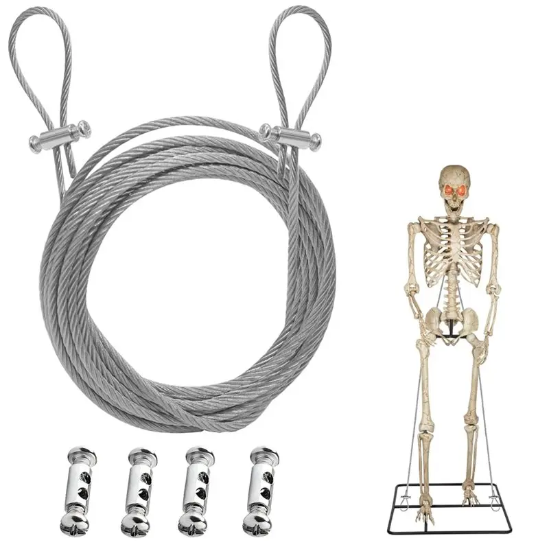 

ABWR-For 12 Ft For 12Ft Replacement Accessories, Giant Part U Compatible 3Mm Diameter Coated Stainless Steel Guy Wire Cable