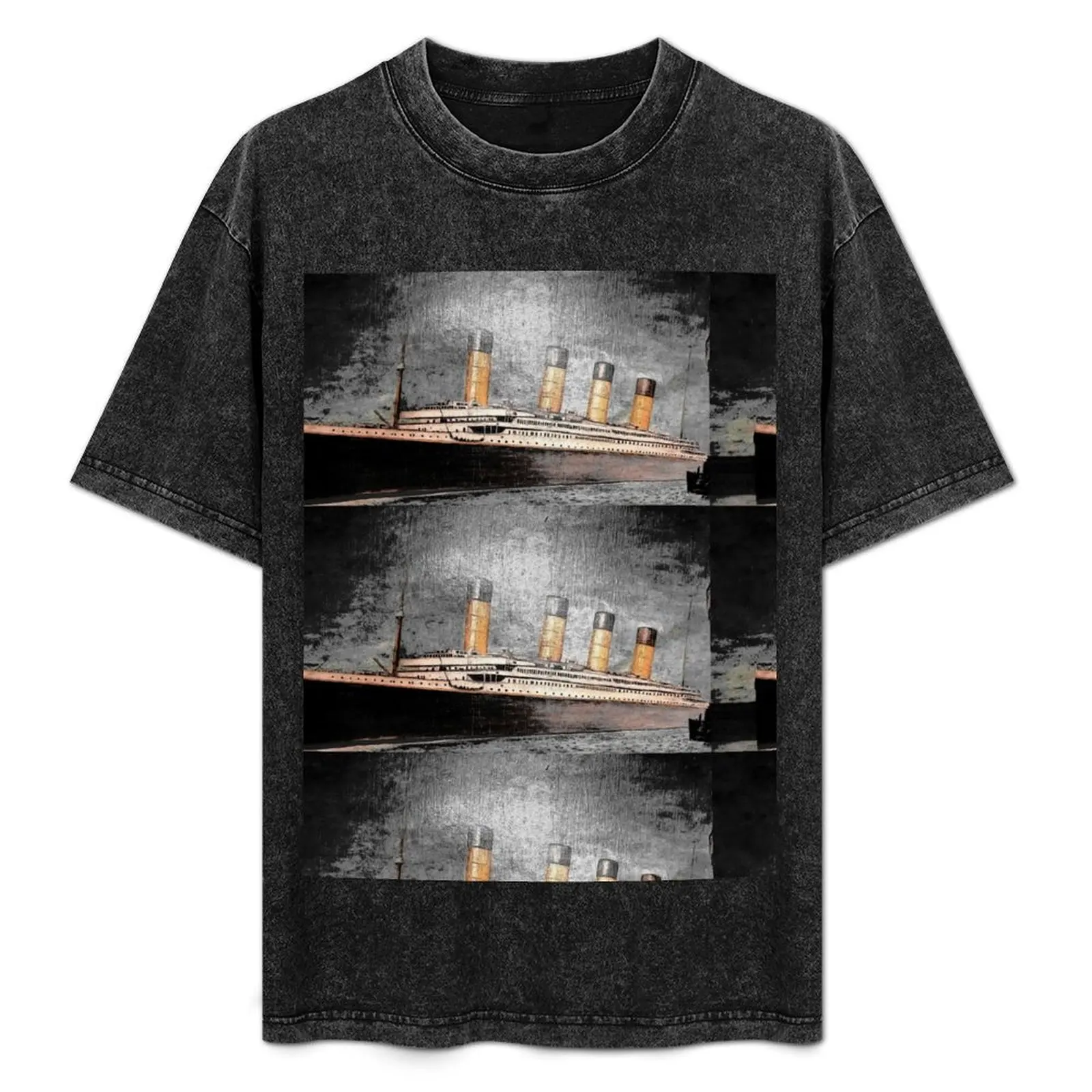 rms-タイタニック号-サウサンプトン出航記念-tシャツ-エッセンシャル-ソリッドカラー-tシャツ