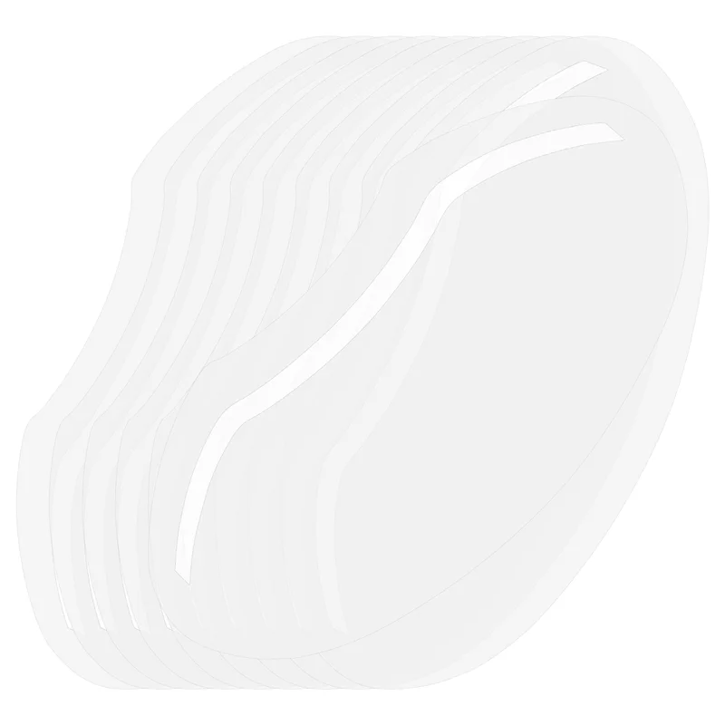 M04K 100 قطعة من قناع درع رذاذ الشعر البلاستيكي الشفاف، قناع حماية الوجه لصالونات التجميل وقص الشعر وحماية الوجه