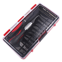 16pcs Carbon Steel Wood Carving Chisel Set Durable Hand Engraving Tools For Woodworking Sculpture Art Crafts Sturdy Graver Pen