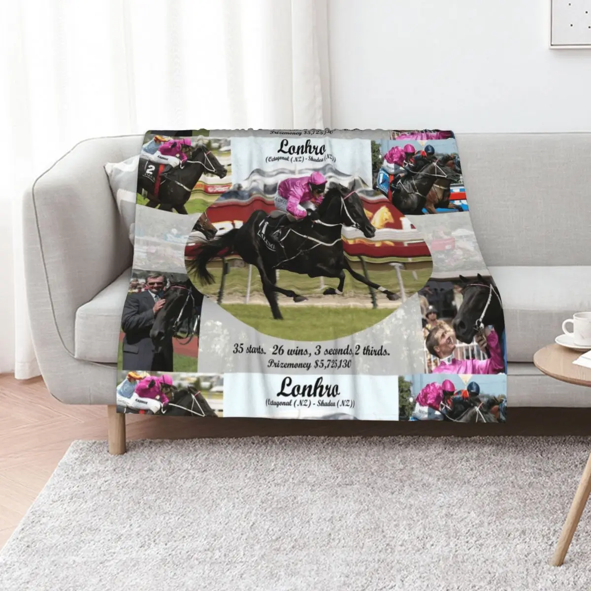 Lonhro career tribute Throw Blanket Baby sofa bed Thermal For Sofa Thin Decoratives Flannel Blankets