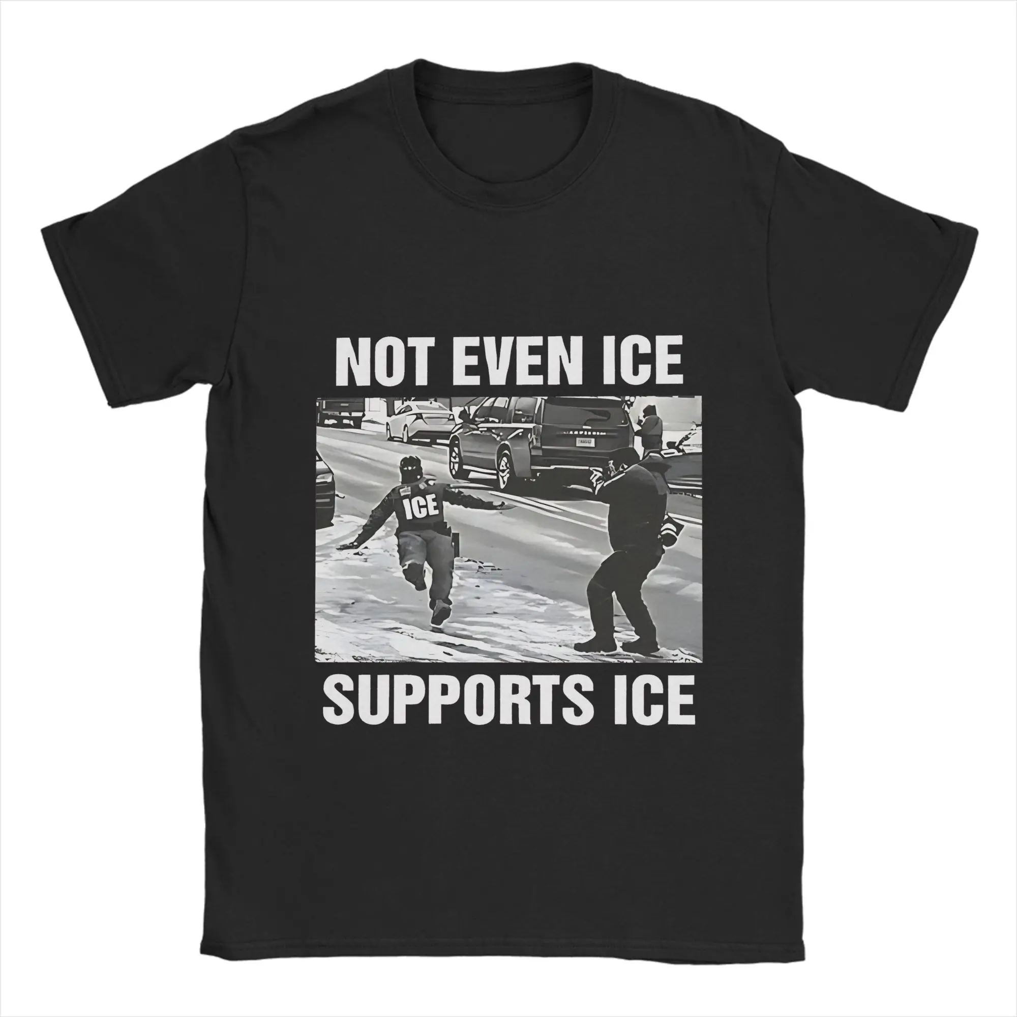 

Футболка унисекс с принтом Ice Out Anti Ice Minneapolis Abolish Ice, из чистого хлопка, верхняя одежда