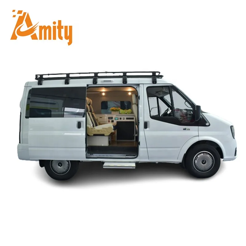 Factory Cheap Travel Trailer Rv Camper Motor Homes for Urban/Family Camping 2.0t Diesel Camping Caravan Rv Van