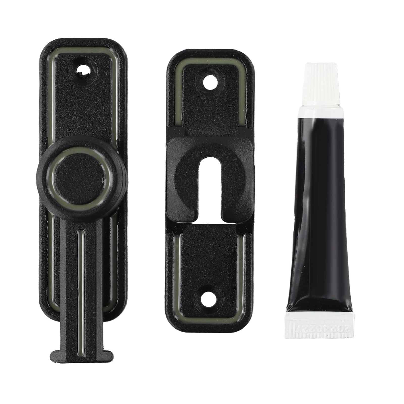 Cerradura de puerta pestillo de puerta corredera hebilla de puerta luminosa punzón libre pernos de puerta Interior pestillo ángulo recto cerradura de puerta corredera Hardware