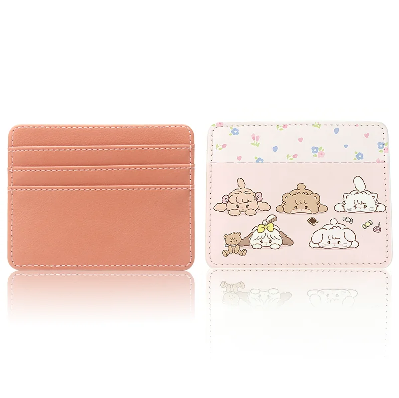 Kawaii MIKKO Purses Ultra Thin Mini Bank Credit Card Holder Wallet MEN Women Small Coin Cards Cover Pouch Case Bag Wallet Gift