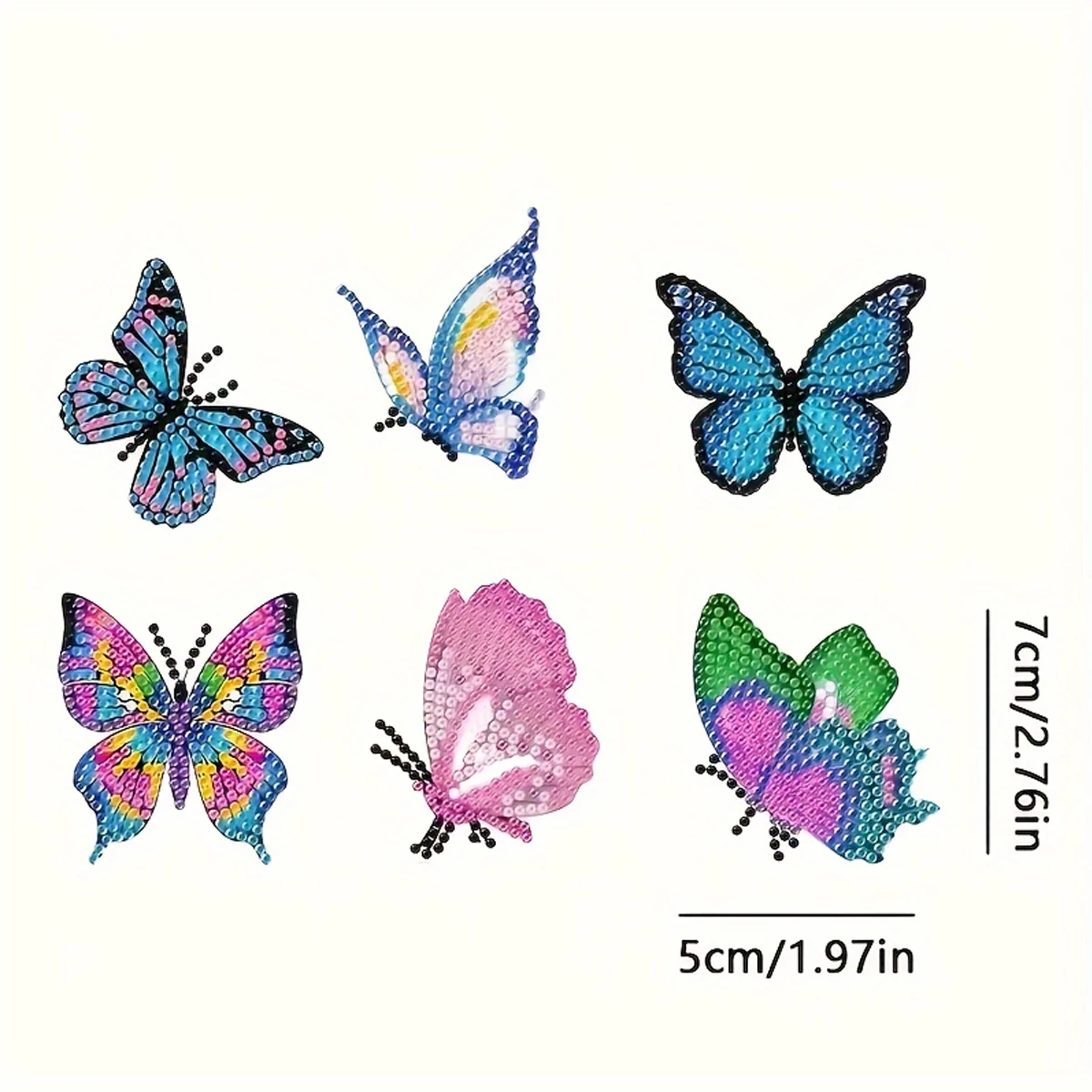 6 vlinder diamant tekenen sleu - Resin Art A Keychain recensie en prijs