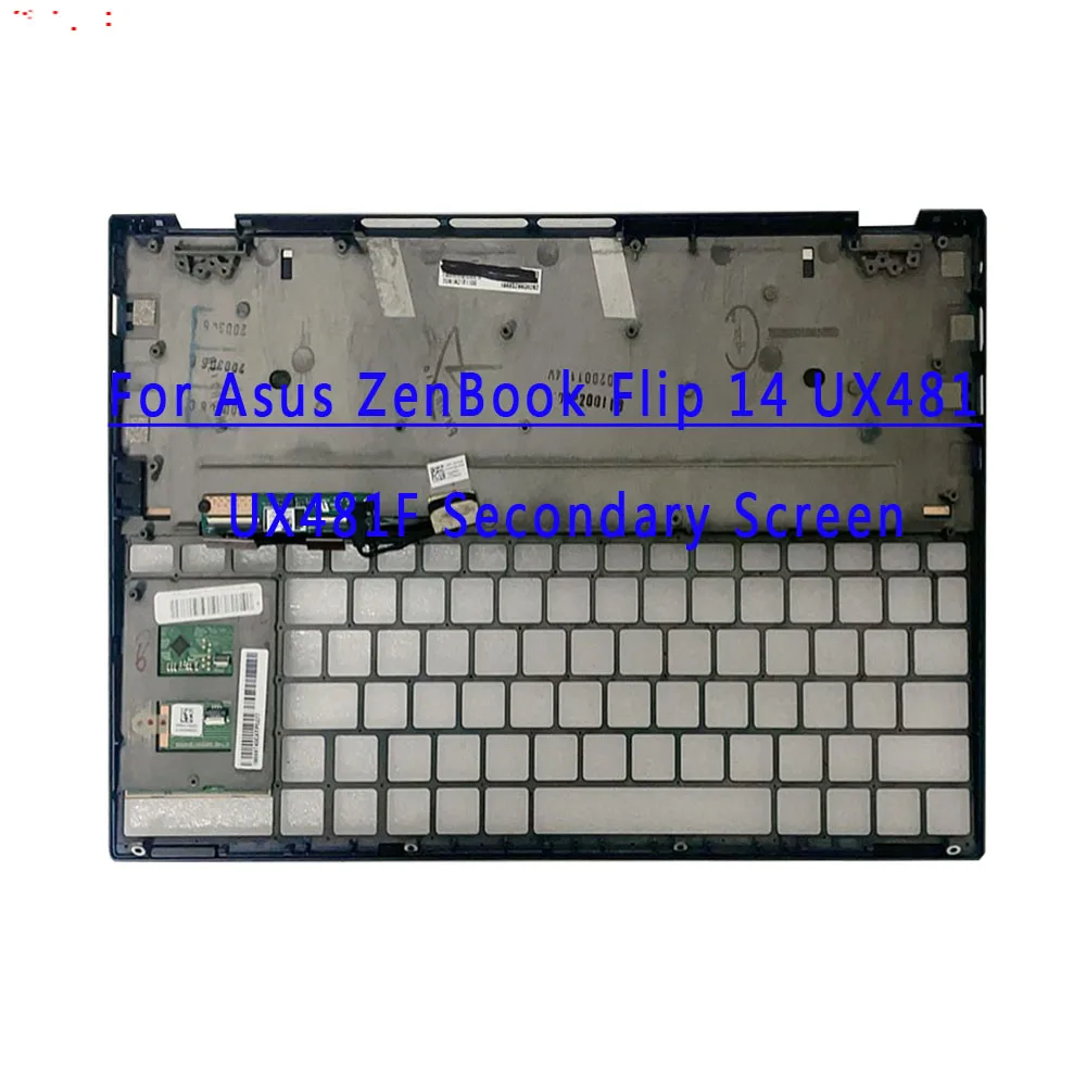 Secondary Screen For ASUS ZenBook Duo UX481 UX481FA UX481FL FHD 14.0 Inch LCD Panel Touch Screen Display With Keyboard Frame