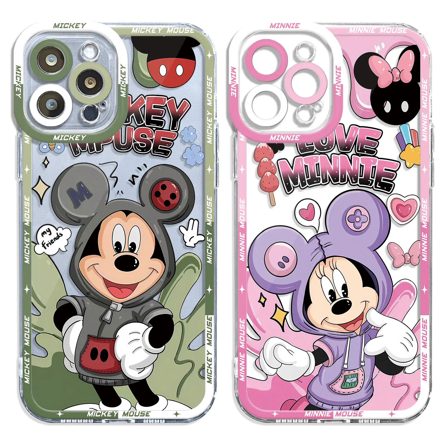 Disney-funda transparente de Mickey para Samsung Galaxy, cubierta de teléfono de ojo de Ángel, S23 Ultra, A52, A32, S22 Plus, S21, S20 FE, A53, A12, A51, A21s