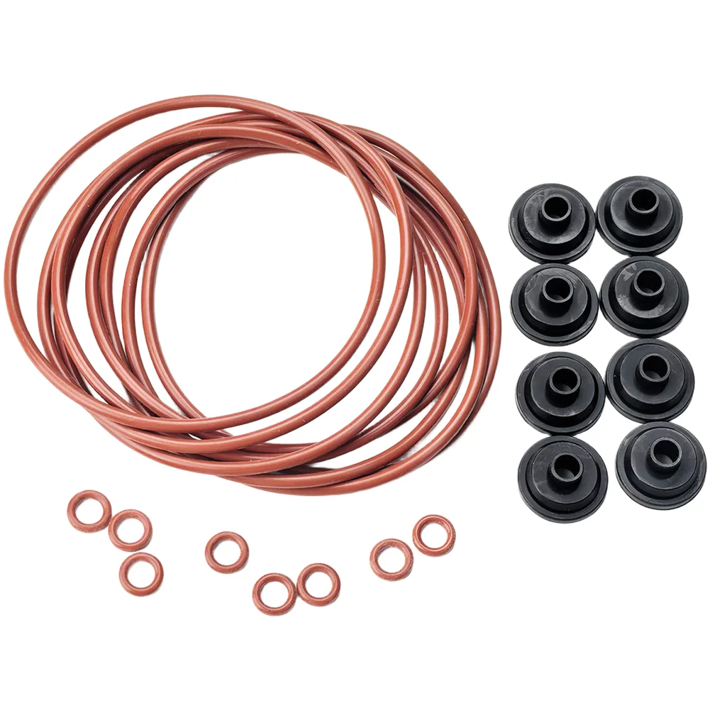 Silicone Ring Set 24 pcs for Coffee Machine Service Parts Compatible with Standard and Compact Coffee Appliances