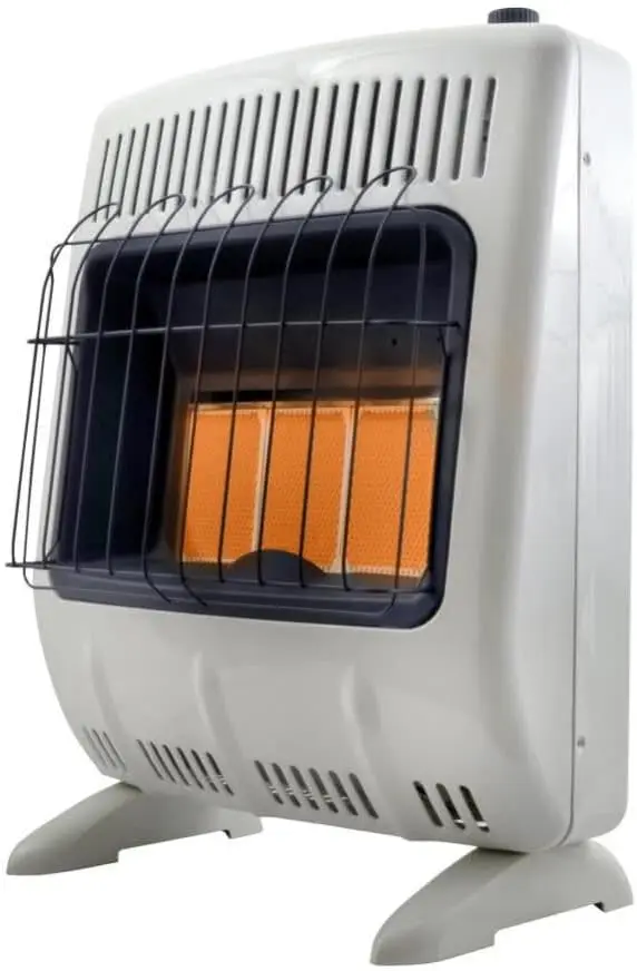 Corporation Vent-Free 20,000 BTU Radiant Natural Gas Heater, Multi,White