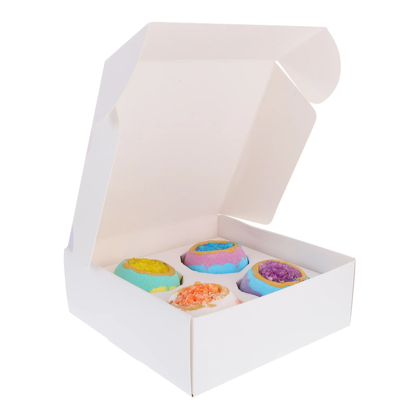 

4Pcs Bathing Balls Set Natural Spa Bath Balls Fast Dissolving Moisturizing Skin Relaxing Bubble Bath Accessories