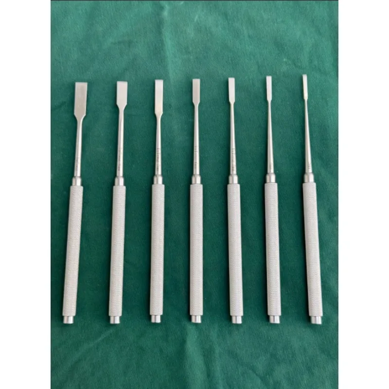 Orthopedic Bone Chisel Osteotome Stainless Steel Bone Cutting Tool Rolled Handle Instrument Multiple Width Sizes