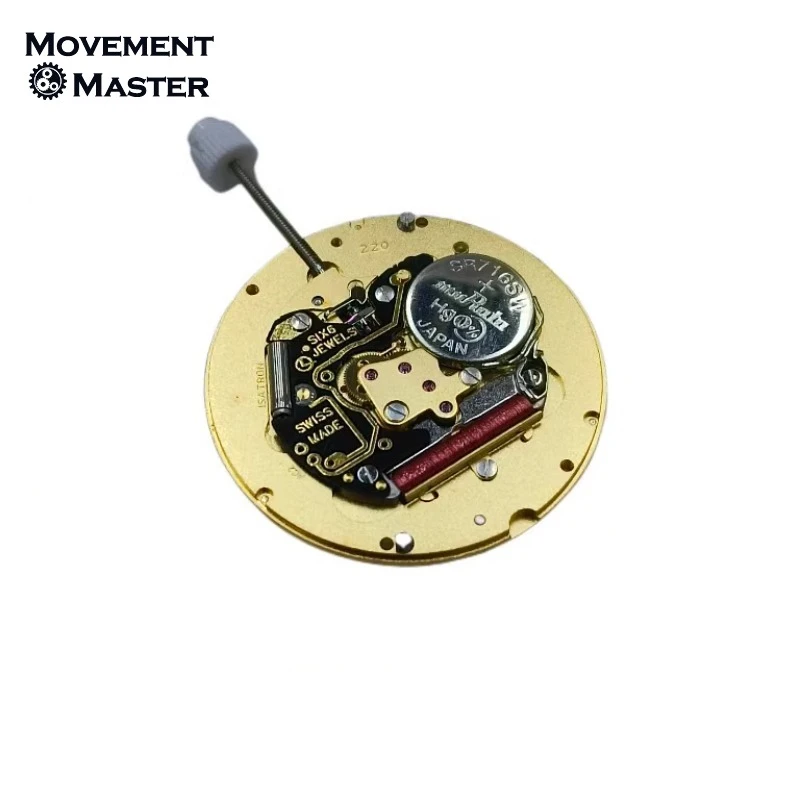 New Swiss Original ISA 220 Movement for Men's Single Calendar 2 Hands Three Point Calendar 220 Movement