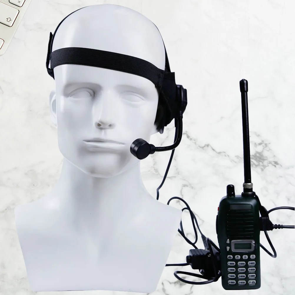 Tactical Round Headset Adjustable Size Black Noise Cancelling Ear Muff Protective Headphone for Shooting Hunting Construction