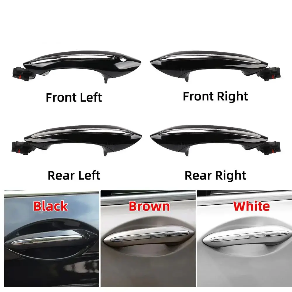 High Quality Car Exterior Door Handle 51217231933 For BMW 5 6 7 Series F10 F07 F11 F13 F06 F01 F03 F04 Champagne Rear Right