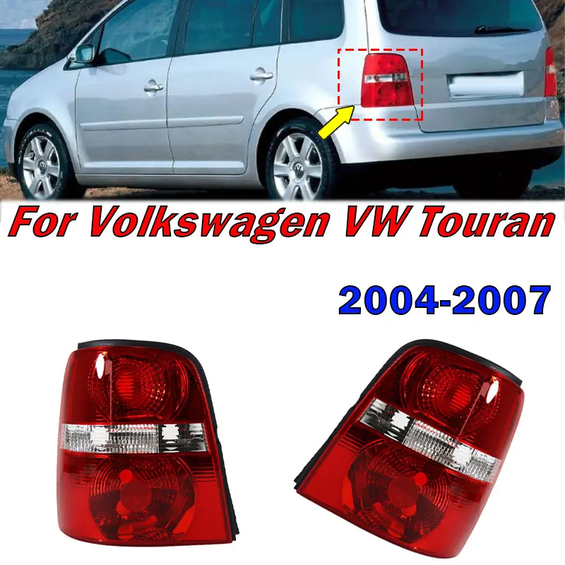 

Exterior Accessories For Volkswagen VW Touran 2004 2005 2006 2007 Car Rear Tail Light Signal Lamp Taillight Housing Without Bulb