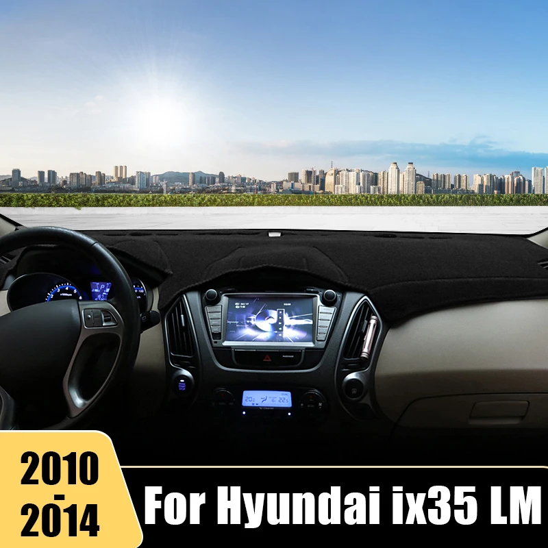 

For Hyundai IX35 LM 2010 2011 2012 2013 2014 Car Dashboard Cover Avoid Light Mat Non-Slip Pad Instrument Carpets Accessories