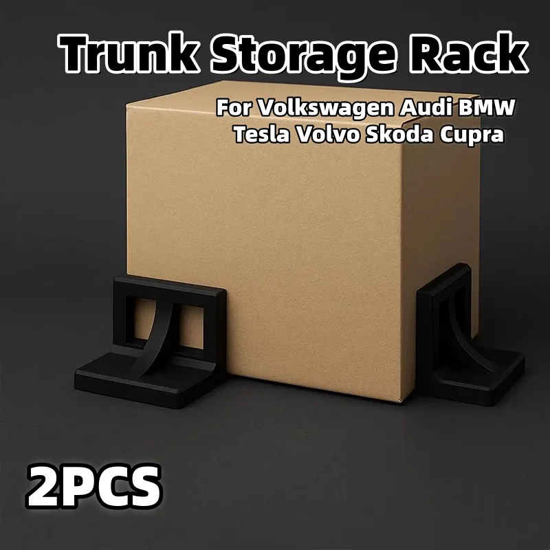

Car Trunk Storage Rack With Velcro Trunk Storage Bracket Car Interior Storage For Volkswagen Audi BMW Tesla Volvo Skoda Cupra