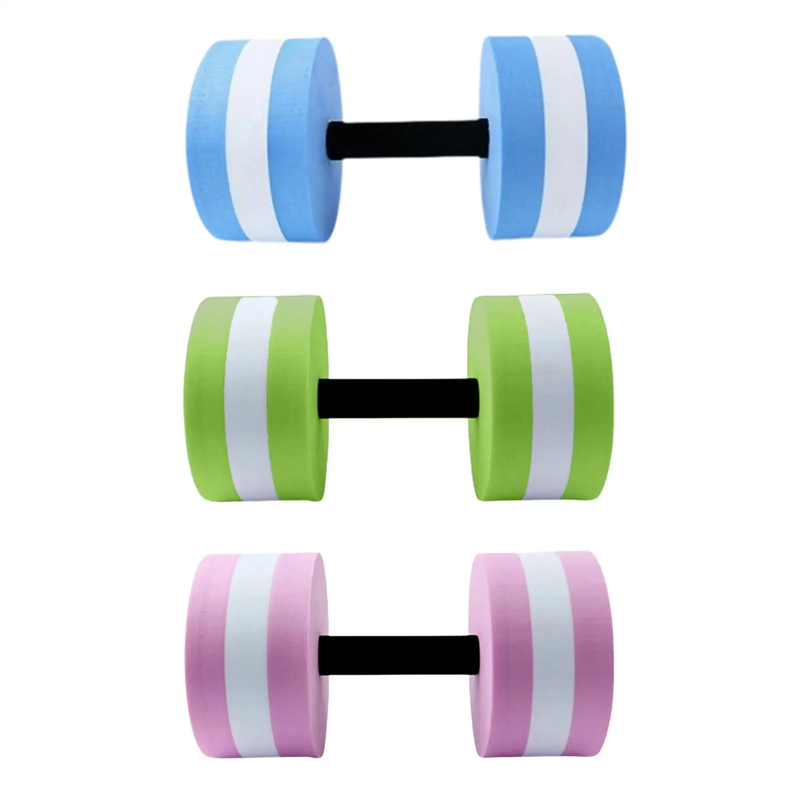 Aquatic Weight Training Dumbbells EVA Hand Bars Buoyant Floating for Water Aerobics Pool Wellness Exercise Adult Kids