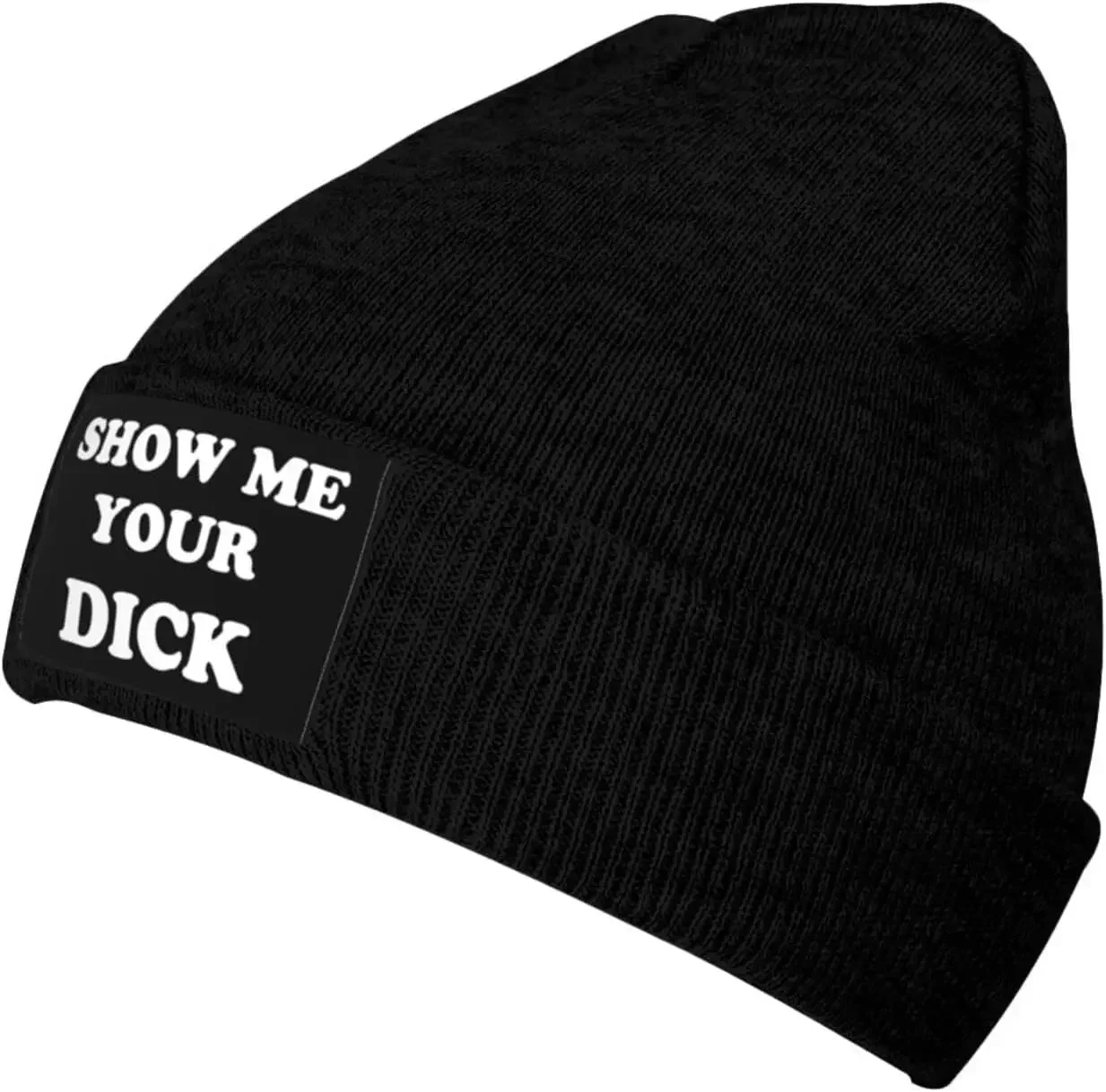 Show-Me-Your-Dick Mens Winter Beanie Hat Skate Cap for Women Soft Watch Hat Stretchy Warm Knit Cap