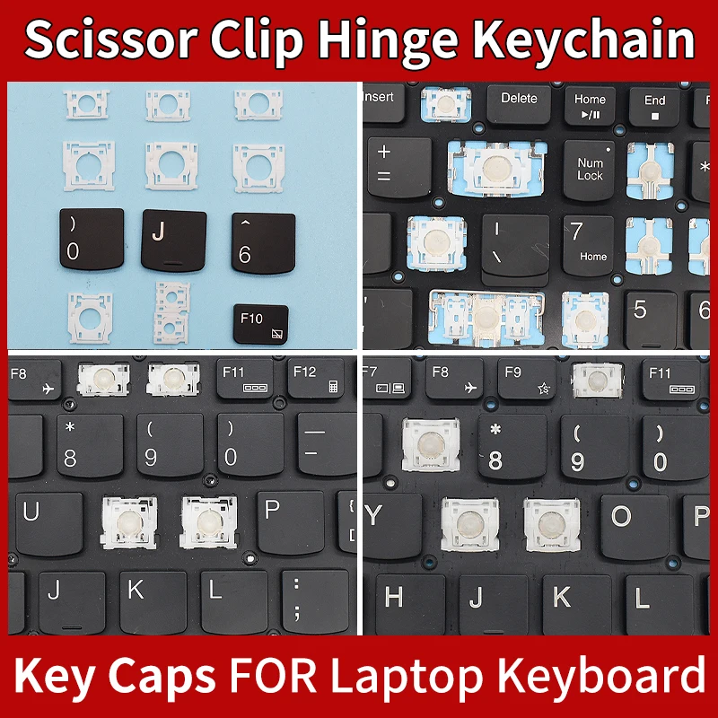 Replacement Keycap Key cap &Scissor Clip&Hinge For Lenovo IdeaPad Gaming 3-15ARH05/3-15IMH05 3-15ACH Y7000 Keyboard