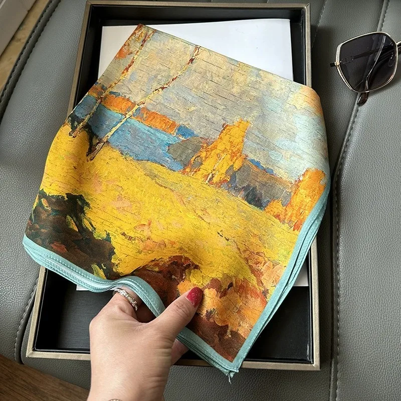 Thumbnail 4 - #37 Newest Silk Neck Scarf