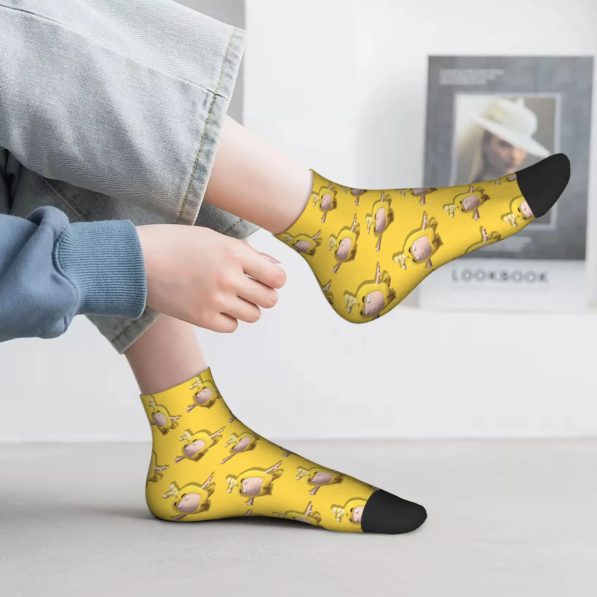 جوارب لطيفة على شكل رسوم كرتونية Oddbods جوارب هاراجوكو فائقة النعومة لجميع المواسم إكسسوارات هدايا الرجل والمرأة
