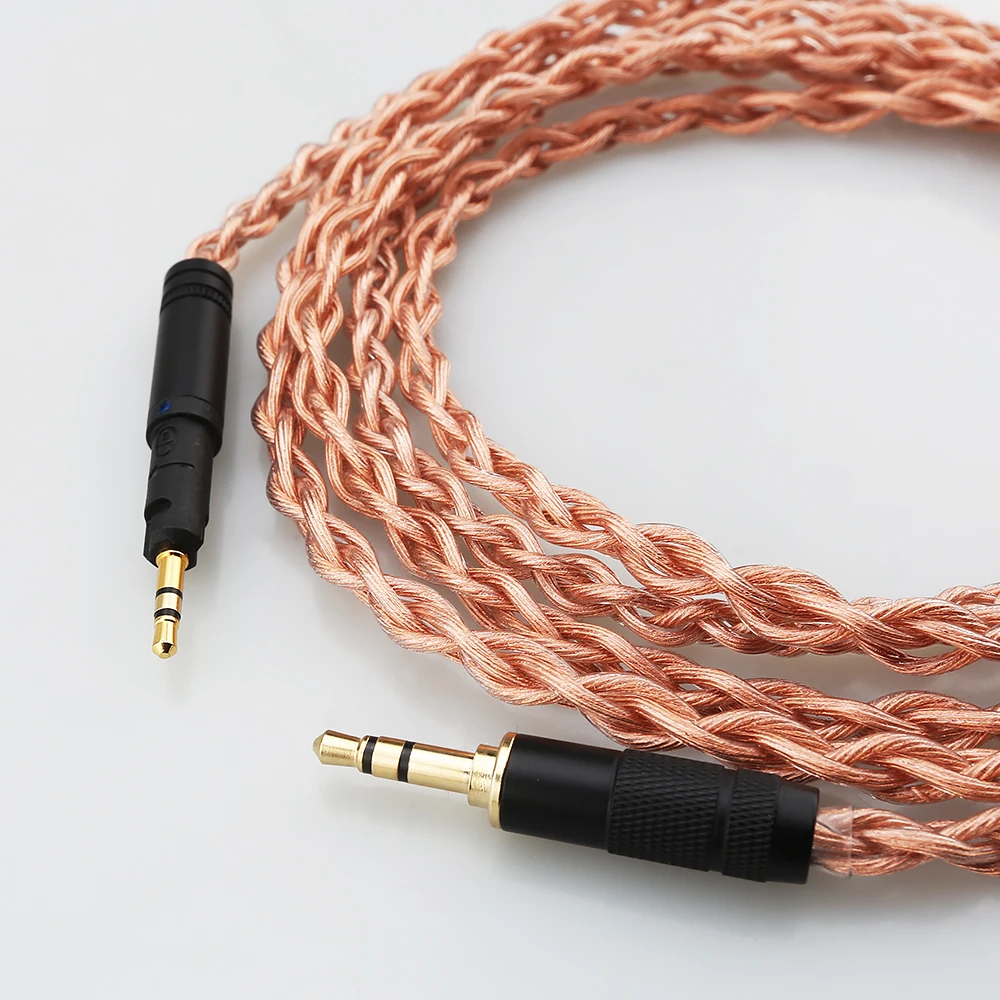 High Quality HiFi-OFC 4 Core Litz Earphone Braided Cable For Sennheiser HD599 HD569 HD 560S HD559 hd560s LN008244