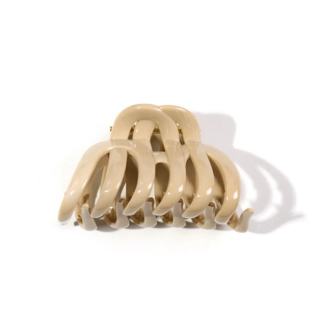 1/4 Stück Oktopus-Silikon-Klauenklammer, supersicherer Kopfschutz, Bananenklammer, weicher, flexibler Kieferklammer für Damen-Haar-Accessoire – Detail 6