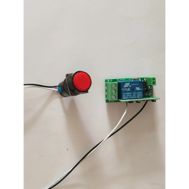 1/2/3/4 way Mechanical Button with Relay Board Module 12V 24V Power Supply Self-locking Point Function