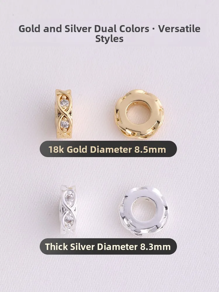 8k ouro sp contas e pingentes diy pulseira de pérola nelace rodas sp contas acessórios para faion jóias ing