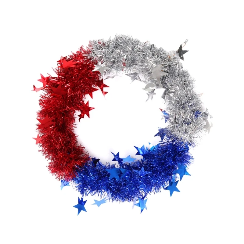 Couronne à thème fête l'indépendance, décors fête patriotique pour célébration