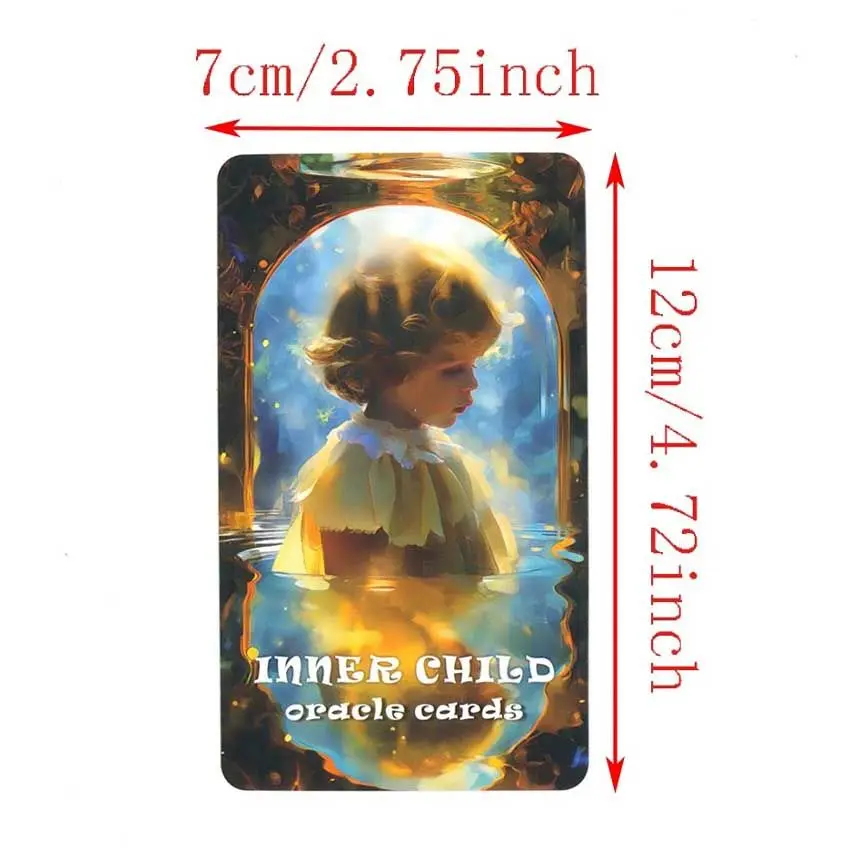 12x7cm 52-Cards Inner Child Oracle Cards Tarot Cards Inner Healing Tarot Deck