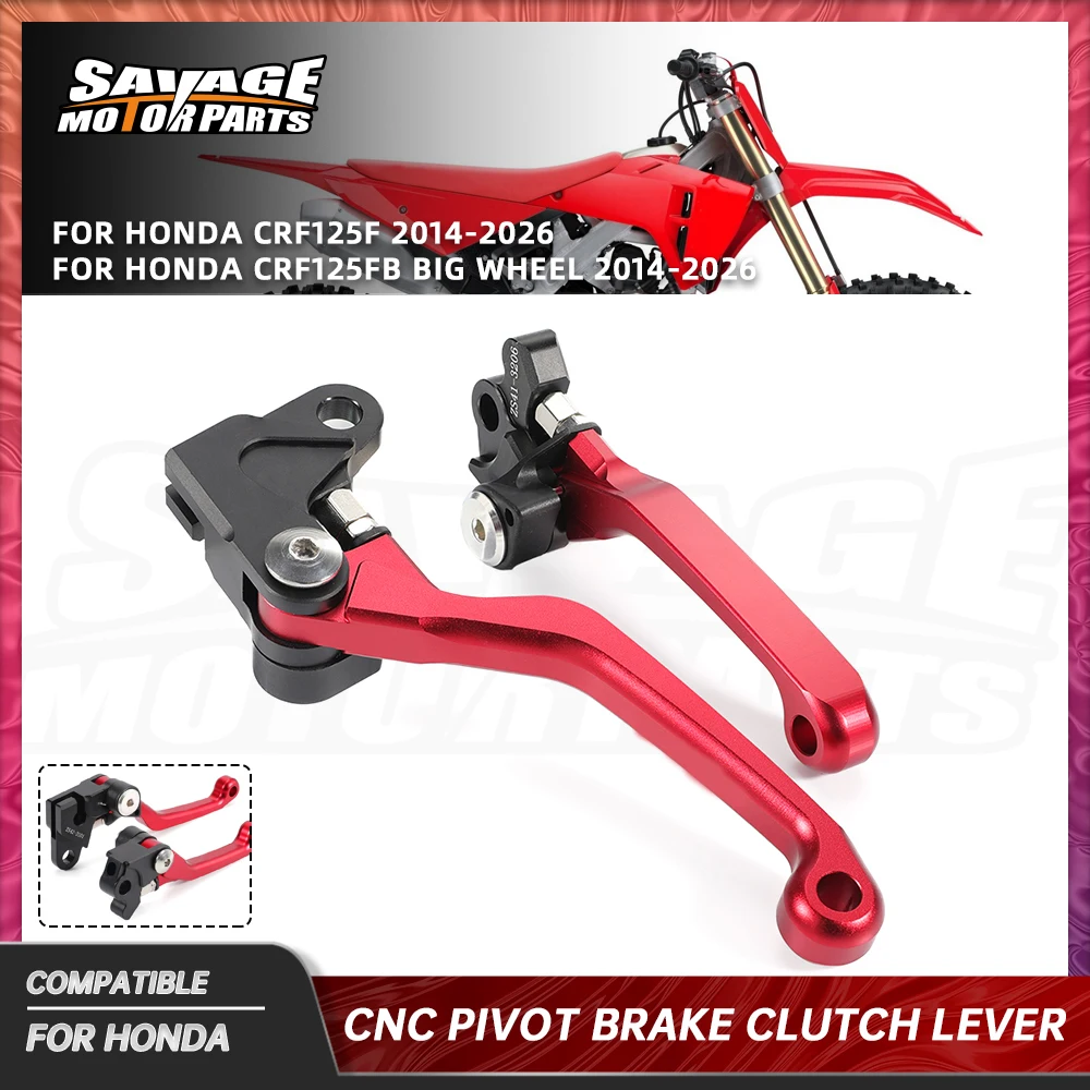 

CRF125F 2026 Pivot Clutch Brake Lever For Honda CRF125FB Big Wheel 2014-2025 Motorcycle Off-Road Bike Front Control Handles