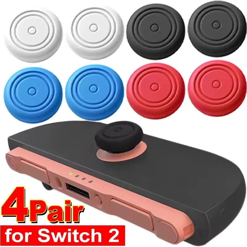 

Silicone Thumb Stick Grip Cover Case for Switch 2 Controller Gamepad Thumb Protectors for Switch2 Analog Joystick Non-Slip Caps