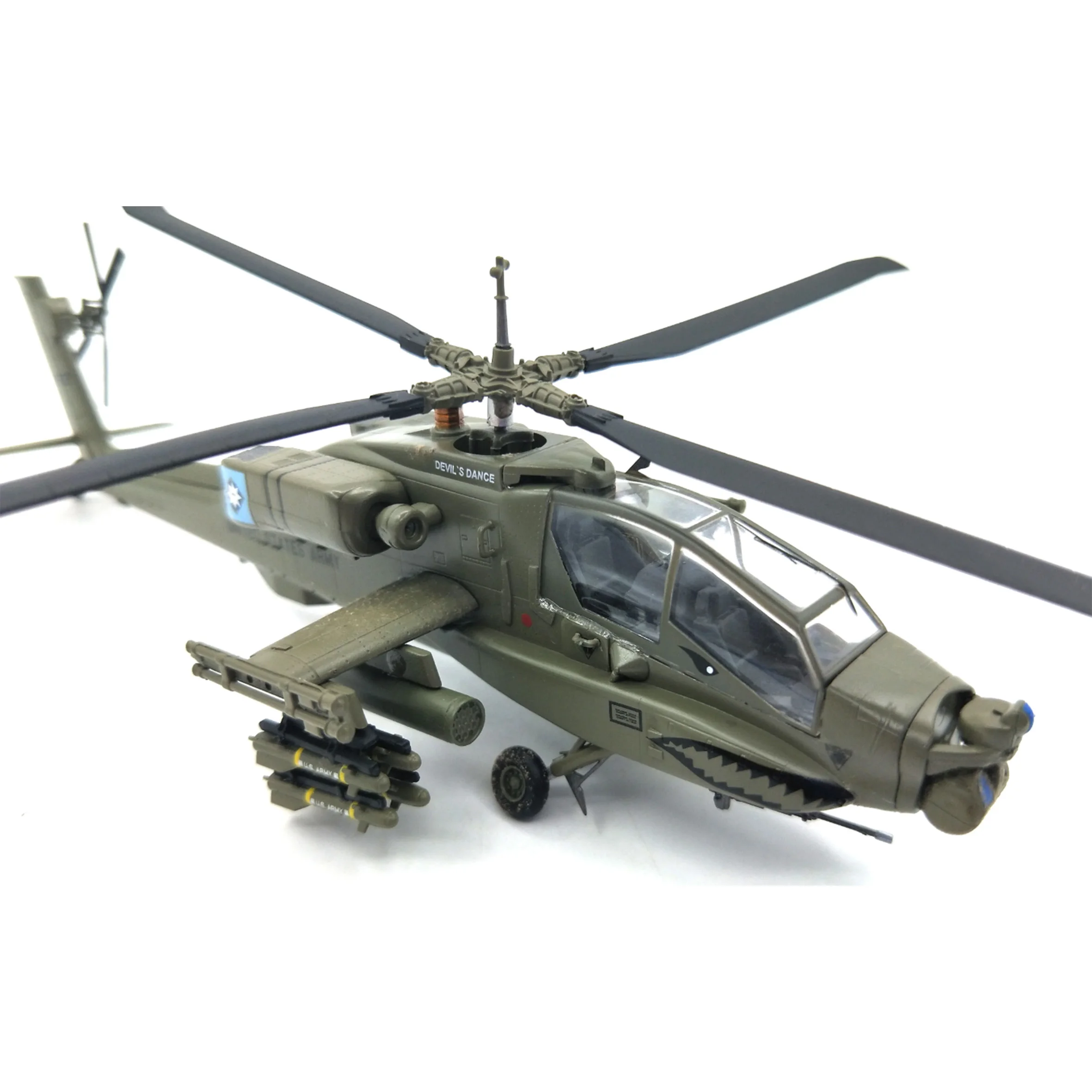 

Spot 37029 1:72 US AH-64A Heavy Armed Helicopter Model Static Finished Model (out of print)
