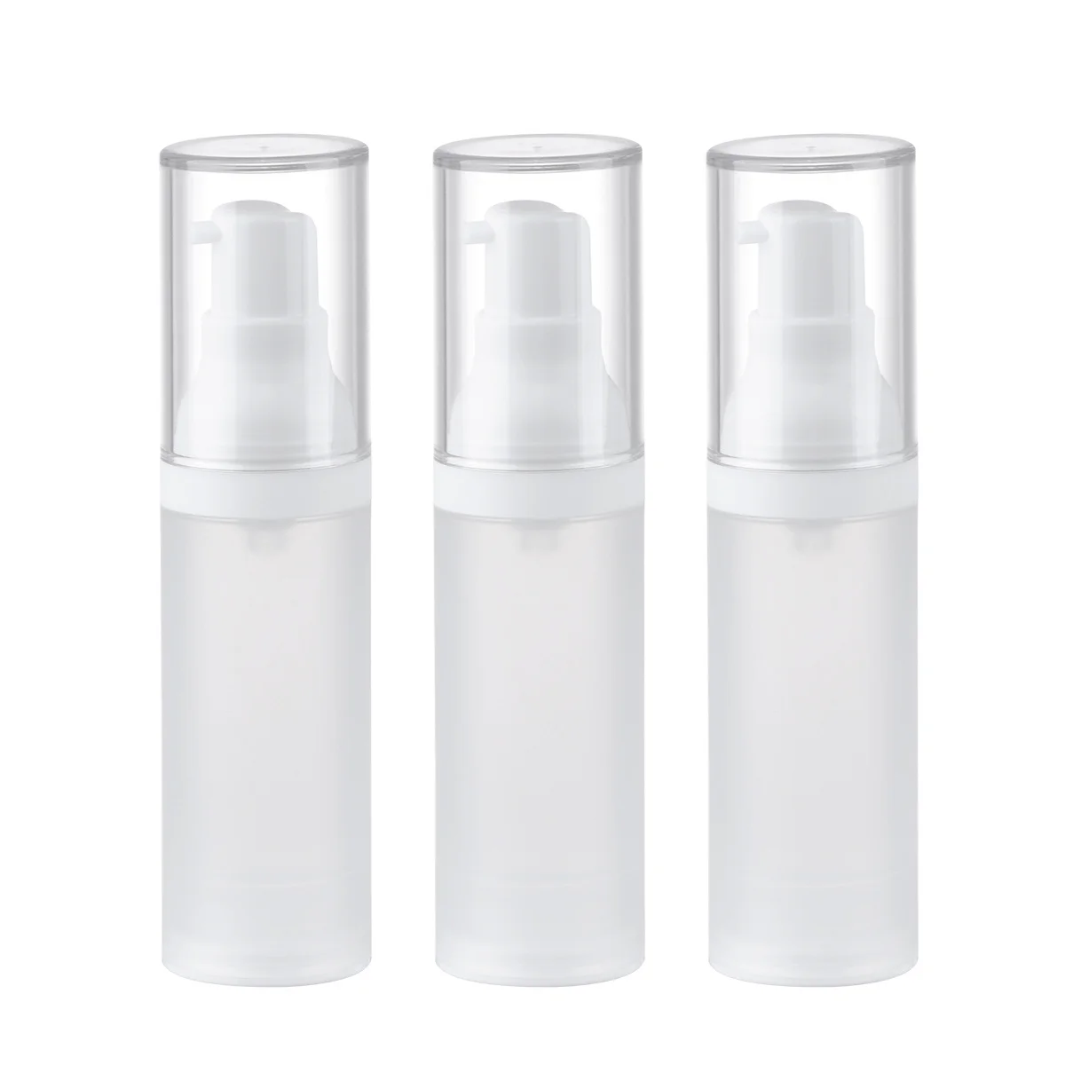 

3Pcs 30ml Frosted Vacuum Pump Bottle Lotion Containers Travel Storage Safe Durable Material Fine Craft