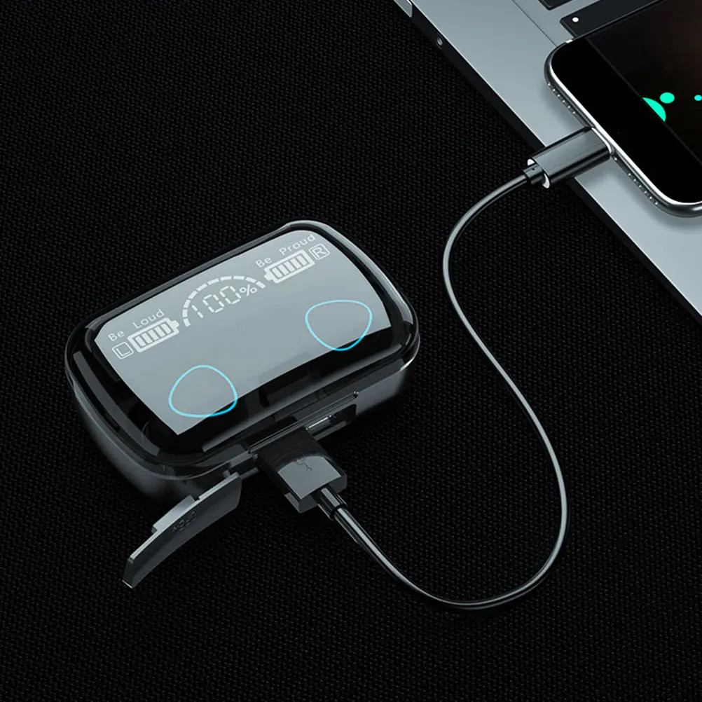 

Wireless Earbuds Tws Headphones Noise Reduction Touch Control Long Life Light Weight Running Earphone Music