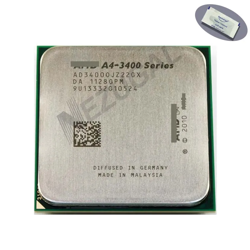 A4-3400 A4 3400 AD3400OJZ22GX AD3400OJGXBOX 2.7 Ghz Dual Core 1M 65W Socket FM1 CPU processor