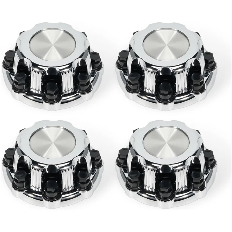

4 Pcs 8 Lug Wheel Center Caps For Chevy Silverado 1500HD 2500 3500, Avalanche, Suburban, GMC Sierra Yukon 1998-2013